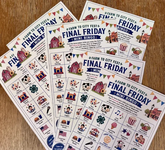Downtown Rotary offers kids’ fun, Bingo tickets, more at Final Friday